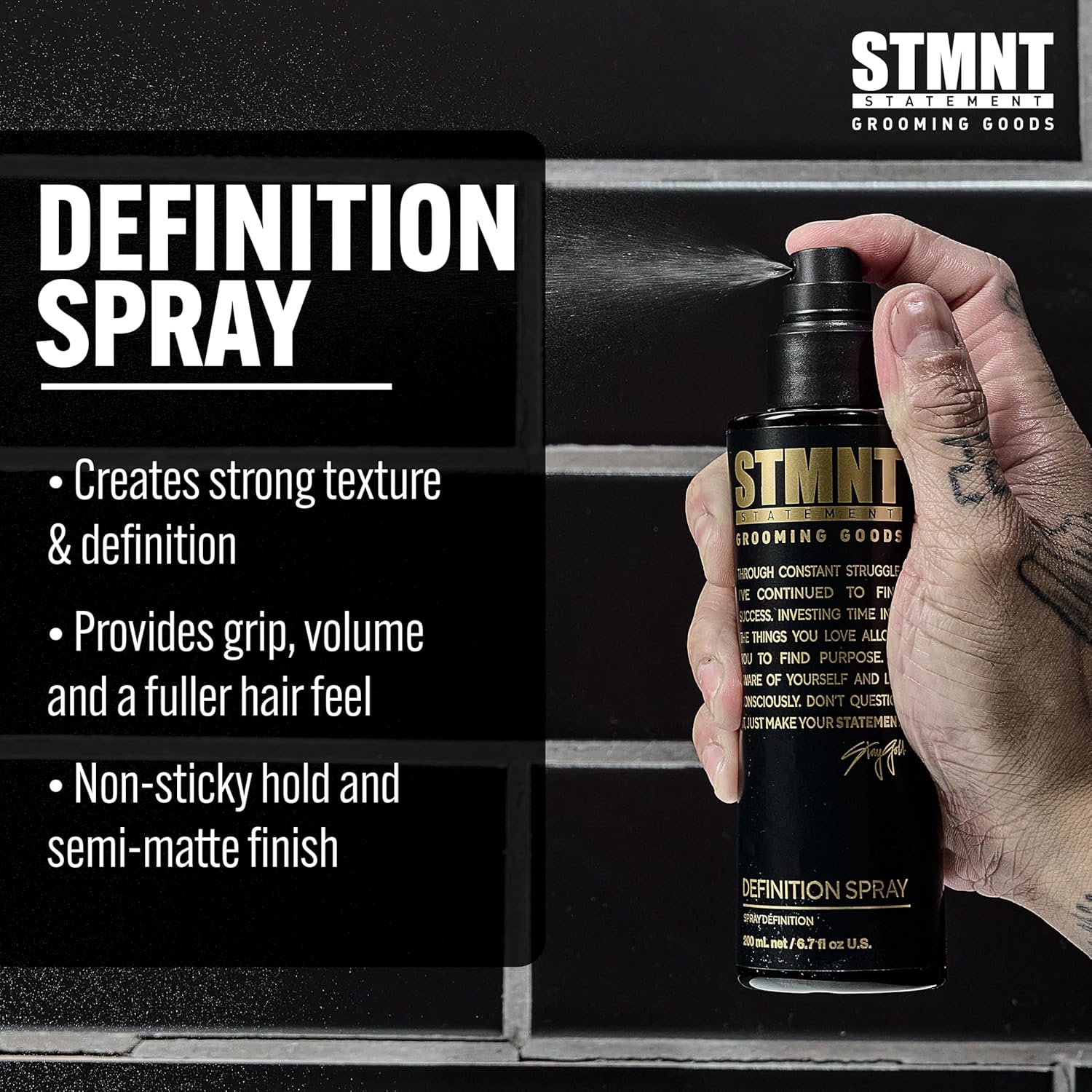STMT DEFINITION SPRAY